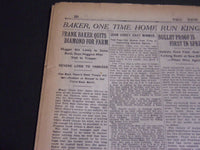 1920 JANUARY 28 NEW YORK TIMES - FRANK BAKER QUITS YANKEES FOR FARM - NT 6766