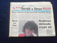 1990 MAY 10 HERALD & NEWS NEWSPAPER - PASSAIC, NJ - MOM VS. LAW - NP 6121