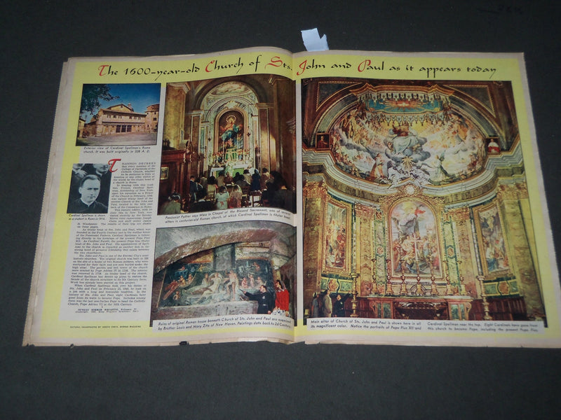1949 FEB 27 SUNDAY MIRROR MAGAZINE SECTION - FRANIS CARDINAL SPELLM- J 2928