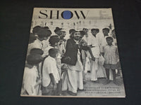 1962 JANUARY SHOW MAGAZINE - HENRI CARTIER COVER AND PHOTOS - F 389