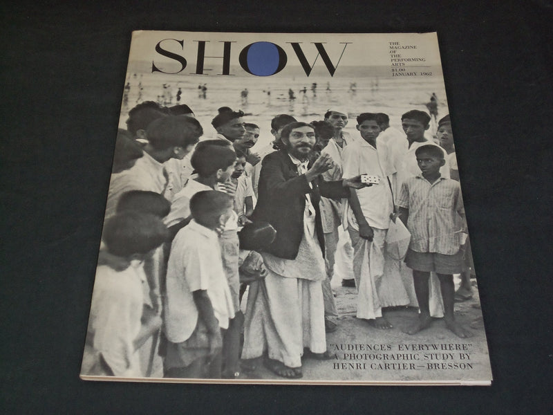 1962 JANUARY SHOW MAGAZINE - HENRI CARTIER COVER AND PHOTOS - F 389