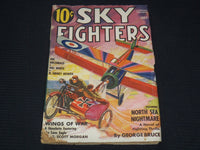 1937 JULY SKY FIGHTERS PULP MAGAZINE - NORTH SEA NIGHTMARE - ST 998R