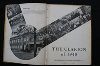 1948 THE CLARION BELVIDERE HIGH SCHOOL YEARBOOK - BELVIDERE, NEW JERSEY- YB 3435
