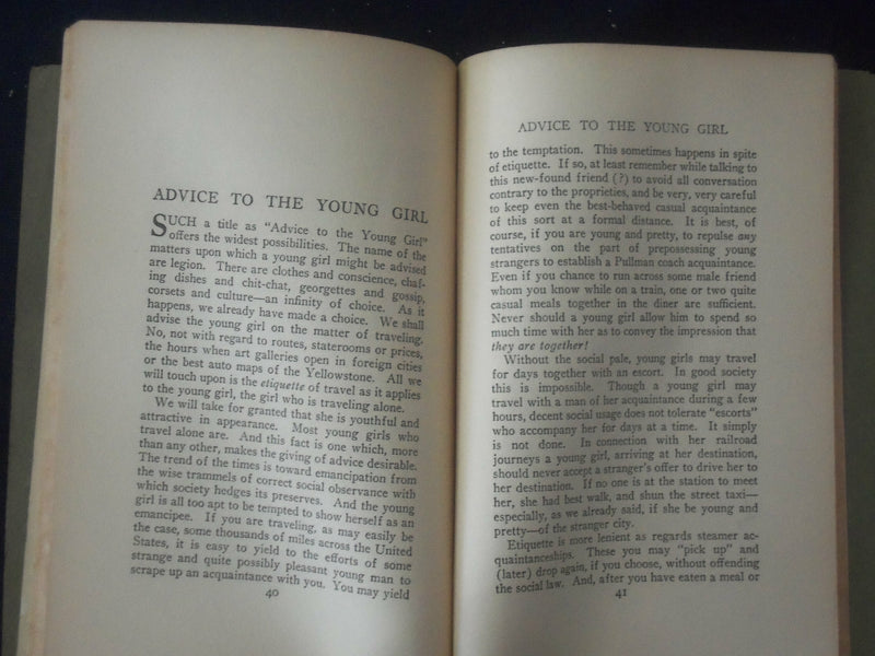 1922 THE BOOK OF CULTURE BY HARRIET LANE - J 6493