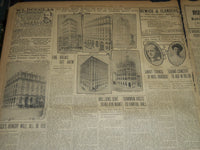 1906 APRIL 21 THE BOSTON HERALD NEWSPAPER - FIRE BREAKS OUT ANEW - BH 296