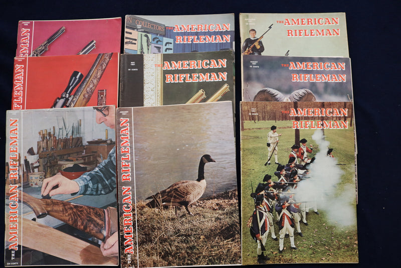 1954-1975 THE AMERICAN RIFLEMAN MAGAZINE - LOT OF 42 - O 3578