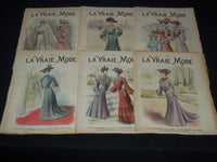 1904 LA VRAIE MODE FRENCH FASHION MAGAZINE LOT OF 22 ISSUES - O 3442F
