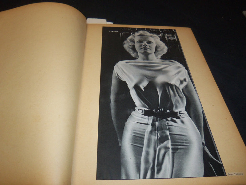 1930'S HOLLYWOOD MOVIE STAR SCRAPBOOK - JEAN HARLOW - HEPBURN - 22A