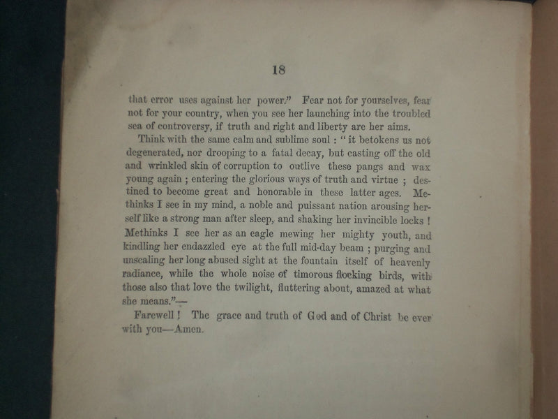 1855 & 1857 WESLEYAN UNIVERSITY SENIOR CLASS SERMONS - LOT OF 3 - J 4523