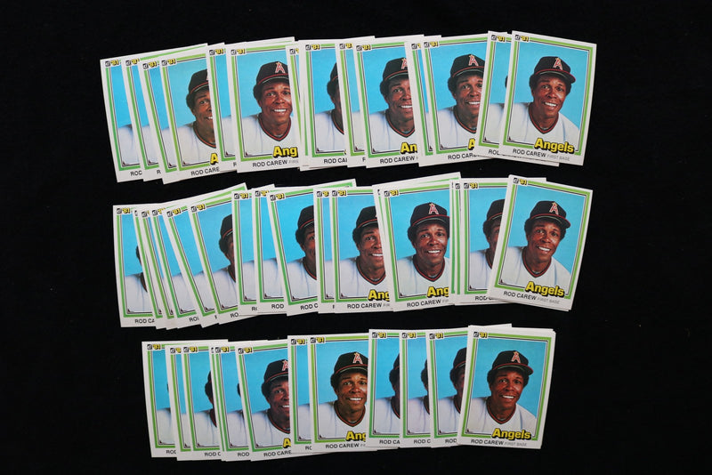 1981 ROD CAREW DONRUSS BASEBALL CARDS - #169 - NM-MT - LOT OF 48 - #159