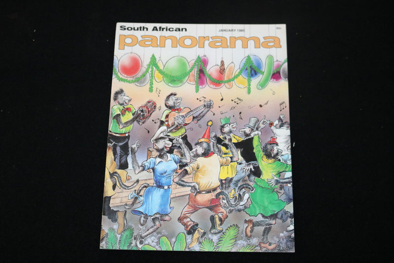 1985 JANUARY SOUTH AFRICAN PANORAMA MAGAZINE - MUSICAL MONKEYS COVER - ST 1009J
