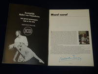 1984-1985 KONINKLIJK BALLET VAN VLAANDEREN PROGRAM - GREAT PHOTOS - J 5074