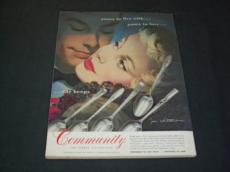 1950 NOVEMBER MADEMOISELLE MAGAZINE - PRE-HOLIDAY ISSUE - SP 6760