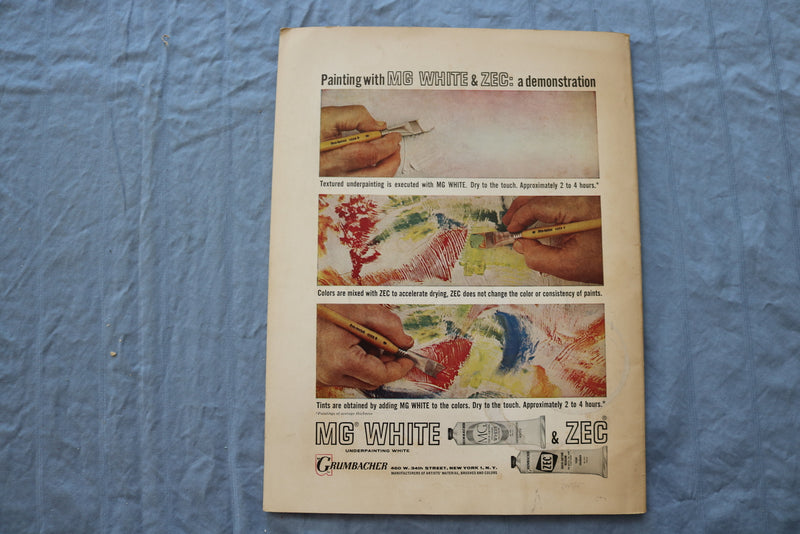 1966 SEPTEMBER/OCTOBER ARTS MAGAZINE - WHITNEY WINDOW - ST 5509T