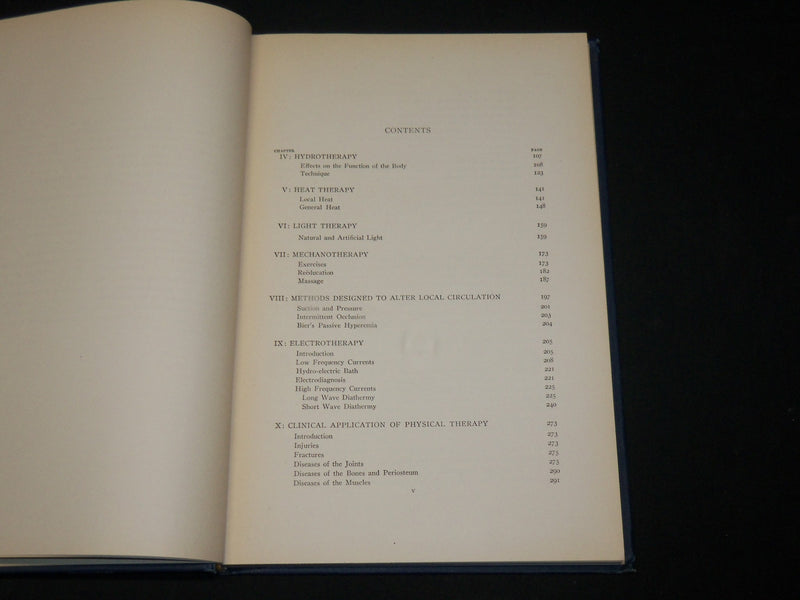 1944 THE PRACTICE OF PHYSICAL THERAPY BOOK REVISED EDITION BY WOLF - KD 2769L
