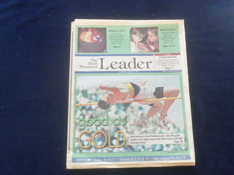 1997 MAY 29 THE BACK MOUNTAIN LEADER NEWSPAPER-SHAVERTOWN, PA- BRAD D. -NP 6173
