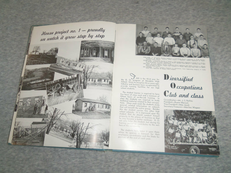 1950 ATODNEM MENDOTA HIGH SCHOOL YEARBOOK - MENDOTA, ILLINOIS - YB 2481
