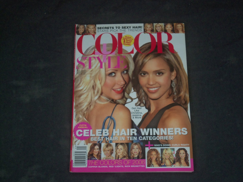 2006 COLOR + STYLE MAGAZINE - CHRISTINA AGULERA & JESSICA ALBA COVER - B 573