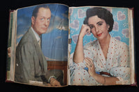 MOVIE STARS SCRAPBOOK - MARILYN MONROE-ELIZABETH TAYLOR-JANE RUSSELL - E 26439