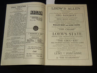 1931 OHIO THEATRE PROGRAM - SHAKESPEARE - J 8012