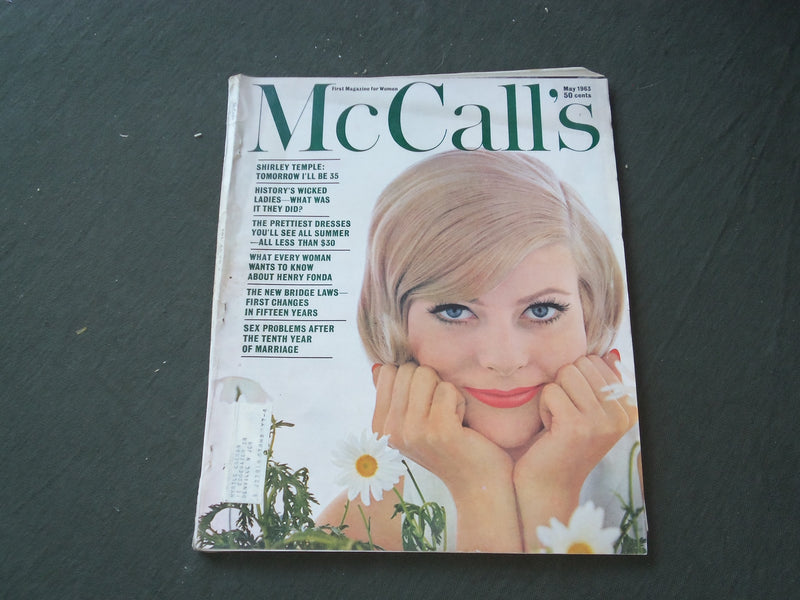 1963 MAY MCCALL'S MAGAZINE - NICE COVER, STORIES & ADS - F 512