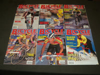 1990-1991 BICYCLE MAGAZINE LOT OF 13 ISSUES - PUBLISHED IN U. K. - O 3202