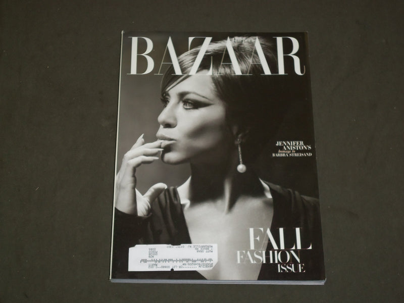 2010 SEPTEMBER HARPER'S BAZAAR MAGAZINE - JENNIFER ANISTON AS STREISAND - B 3643