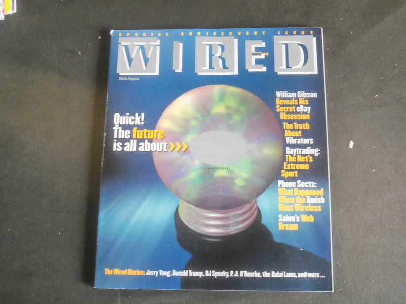 1999 JANUARY WIRED MAGAZINE - QUICK! THE FUTURES IS ALL ABOUT COVER - B 5339F