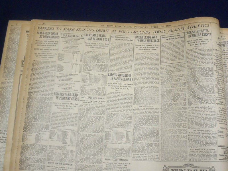 1920 APRIL 22 NEW YORK TIMES - BRYAN WINNER ON PARTIAL VOTE - NT 8297