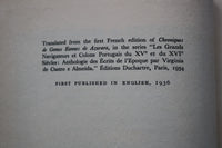 1936 CONQUESTS & DISCOVERIES OF HENRY THE NAVIGATOR HARDCOVER BOOK BY - KD 9740