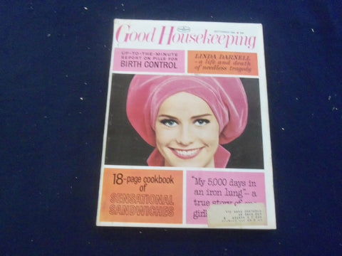 1965 SEPTEMBRE GOOD HOUSEKEEPING MAGAZINE - NICE COVER, ARTICLES & ADS - F 514H