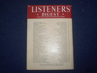 1939 FEB LISTENERS DIGEST MAGAZINE - ISSUE #1 - ARTURO TOSCANNINI COVER - J 9793