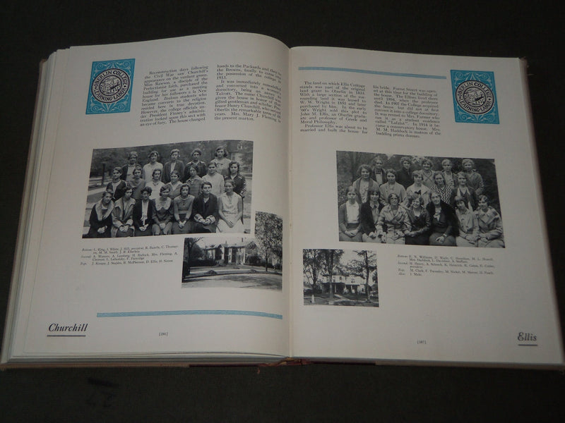 1932 HI. O. HI. OBERLIN COLLEGE YEARBOOK - OBERLIN OHIO - NICE PHOTOS - YB 1384