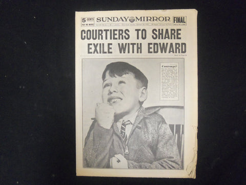 1937 JAN 24 NEW YORK SUNDAY MIRROR-COURTIERS TO SHARE EXILE WITH EDWARD- NP 2337