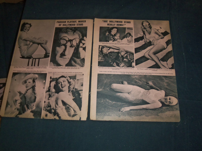 1939 NOVEMBER THE NATIONAL POLICE GAZETTE MAGAZINE - DANNIELLE DARRIEUX - B 5879