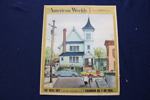 1963 JULY 28 AMERICAN WEEKLY MAGAZINE - EICHMANN ON TRIAL ARTICLE - E 23017