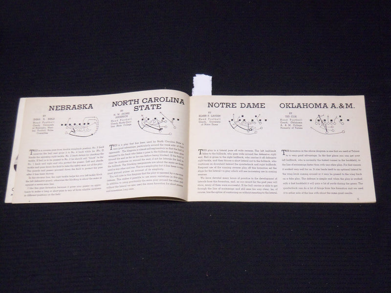 1936 GRANTLAND RICE'S CITIES SERVICE FOOTBALL GUIDE - SOFTCOVER - K 640