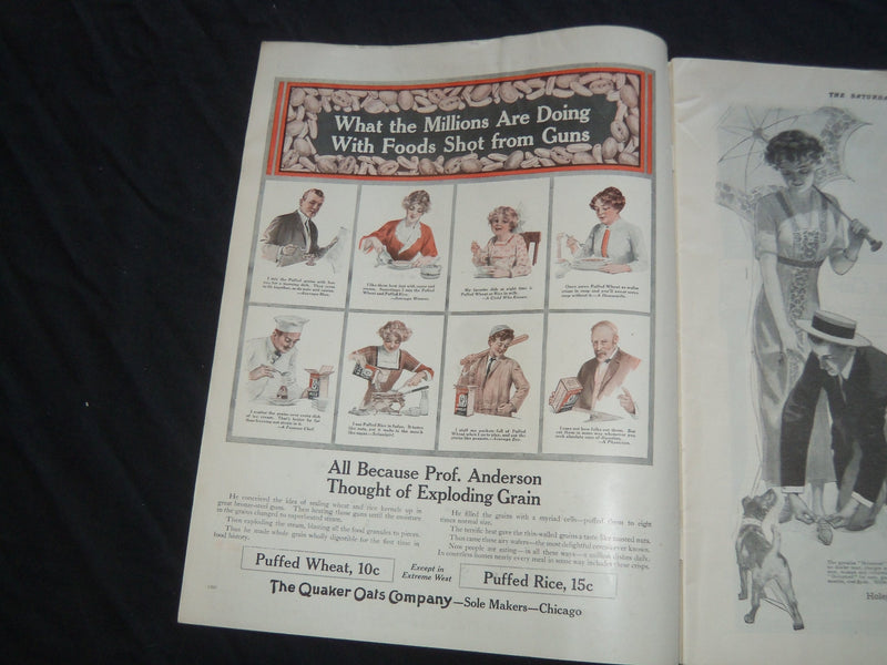 1912 JULY 20 THE SATURDAY EVENING POST MAGAZINE - ILLUSTRATED COVER - SP 629