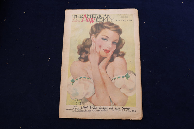 1949 MAY 8 AMERICAN WEEKLY MAGAZINE - BEDELIA COVER - E 22646