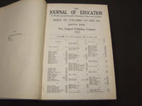 1927 JANUARY-DECEMBER JOURNAL OF EDUCATION BOUND VOLUME - COMPLETE YEAR - R 929