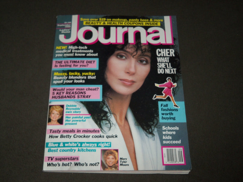 1988 SEPTEMBER LADIES' HOME JOURNAL MAGAZINE - CHER COVER - B 3114