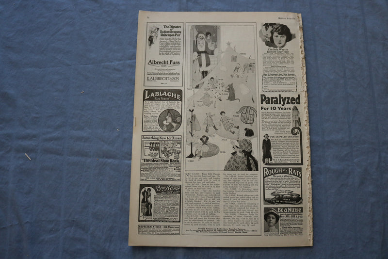 1922 DECEMBER THE MODERN PRISCILLA MAGAZINE - CHRISTMAS ISSUE - SP 4782V