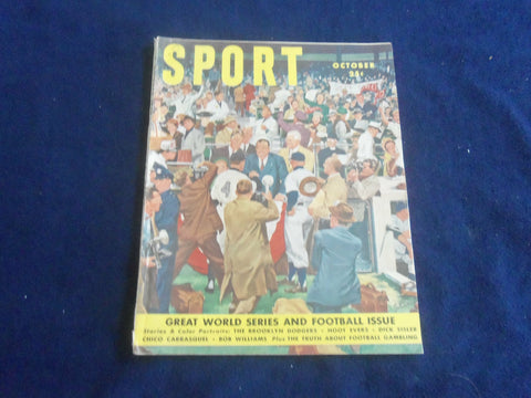 1950 OCTOBER SPORT MAGAZINE - GREAT WORLD SERIES AND FOOTBALL ISSUE - ST 7216