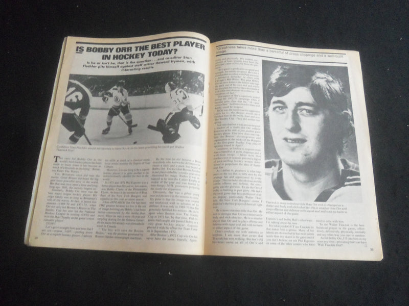 1974 FEBRUARY ACTION SPORTS HOCKEY MAGAZINE - PAUL HENDERSON COVER - B 6235M