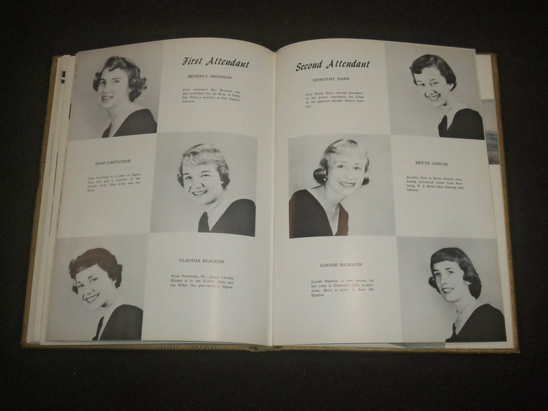1954 THE SHADOW RIDER COLLEGE YEARBOOK - TRENTON, NEW JERSEY - YB 2089