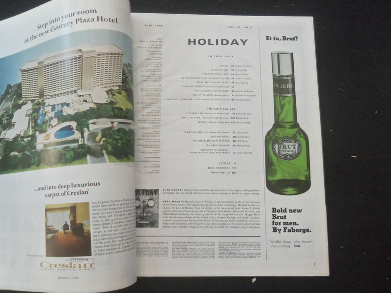 1966 JUNE HOLIDAY MAGAZINE - ZAMBIA - SP 8618O