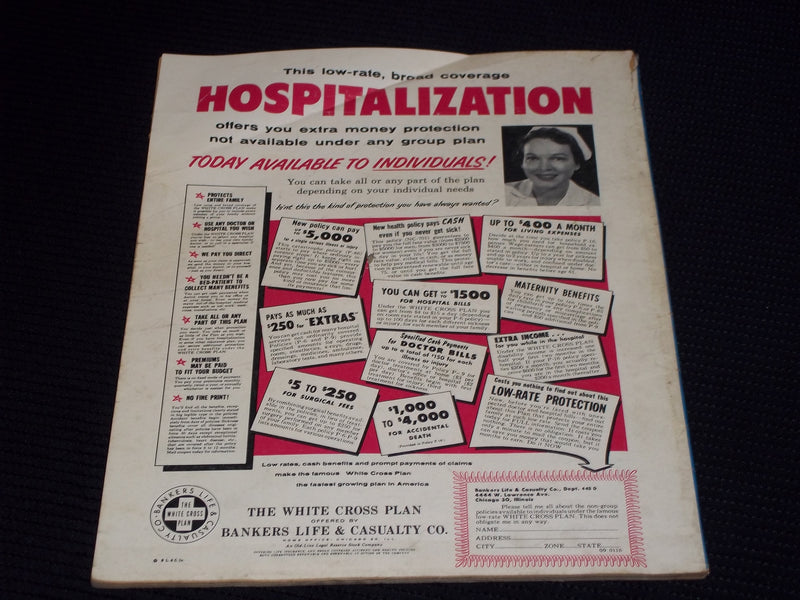 1957 MARCH TV MOVIE FAN MAGAZINE - ROCK HUDSON FRONT COVER - E 17200