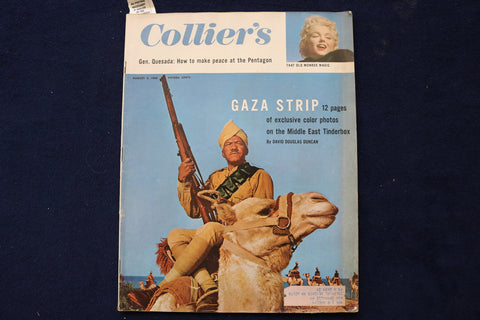 1956 AUGUST 3 COLLIER'S MAGAZINE - MARILYN MONROE COVER - E 23446