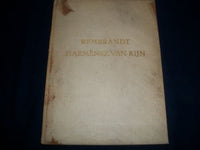 1936 REMBRANDT HARMENSZ VAN RIJN BOOK - GREAT PRINTS INSIDE - KD 567