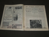 1902 FEBRUARY 15 THE SATURDAY EVENING POST MAGAZINE - ILLUSTRATED COVER- SP 1029